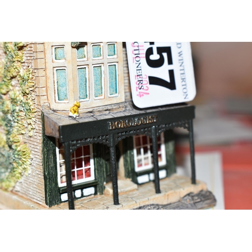 457 - TWENTY SIX LILLIPUT LANE SCULPTURES, including the Village Shops and Victorian Shops series, compris... 