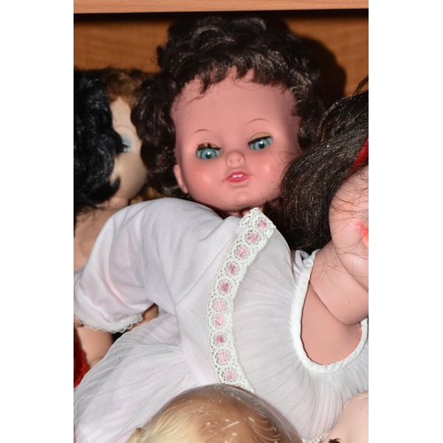 458 - THREE BOXES AND LOOSE DOLLS AND ACCESSORIES, to include bisque doll's heads and parts, heads includi... 