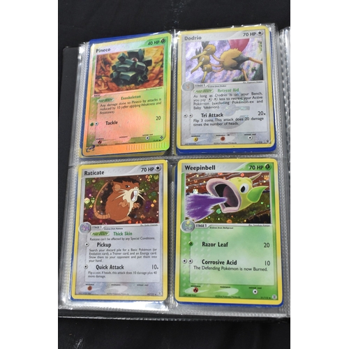 460 - FOLDER OF POKEMON CARDS, only contains holos, reverse holos and promos ranging from Base Set to Blac... 