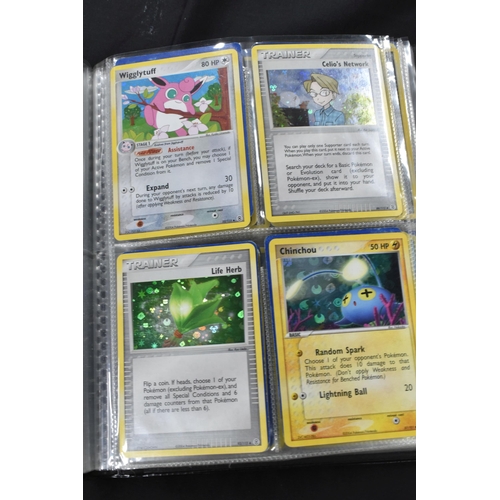 460 - FOLDER OF POKEMON CARDS, only contains holos, reverse holos and promos ranging from Base Set to Blac... 