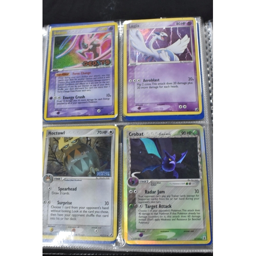 460 - FOLDER OF POKEMON CARDS, only contains holos, reverse holos and promos ranging from Base Set to Blac... 