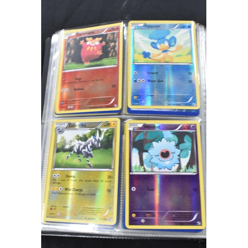 460 - FOLDER OF POKEMON CARDS, only contains holos, reverse holos and promos ranging from Base Set to Blac... 