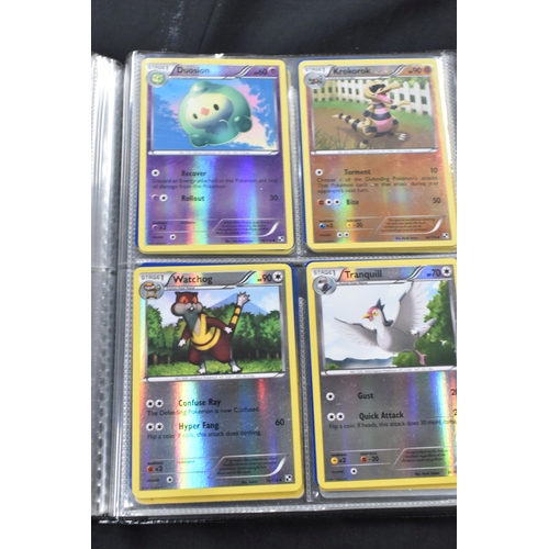 460 - FOLDER OF POKEMON CARDS, only contains holos, reverse holos and promos ranging from Base Set to Blac... 