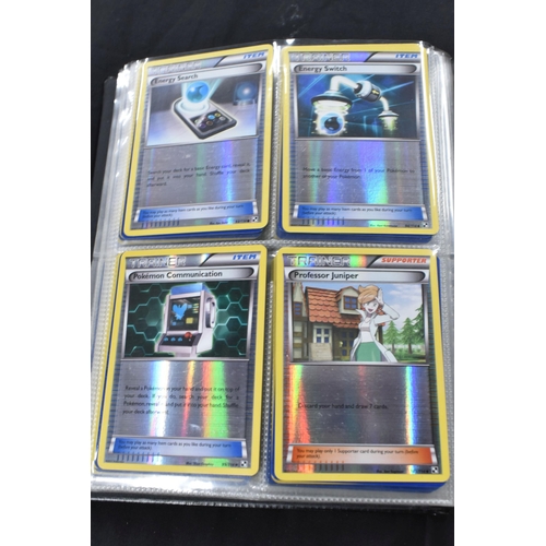 460 - FOLDER OF POKEMON CARDS, only contains holos, reverse holos and promos ranging from Base Set to Blac... 