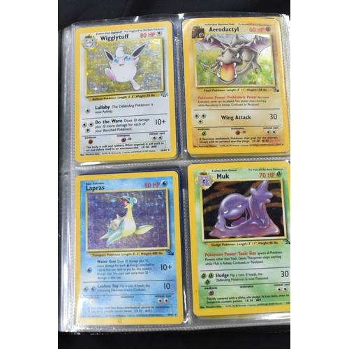 460 - FOLDER OF POKEMON CARDS, only contains holos, reverse holos and promos ranging from Base Set to Blac... 