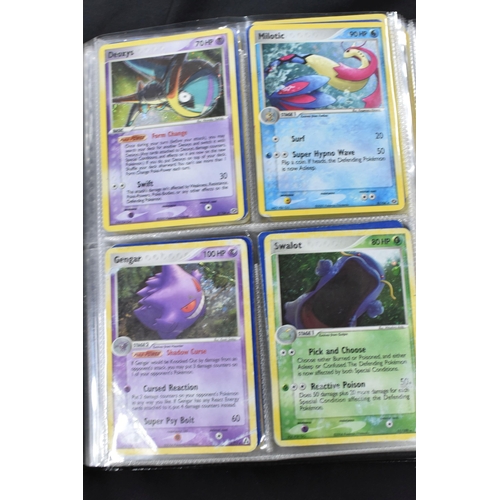 460 - FOLDER OF POKEMON CARDS, only contains holos, reverse holos and promos ranging from Base Set to Blac... 