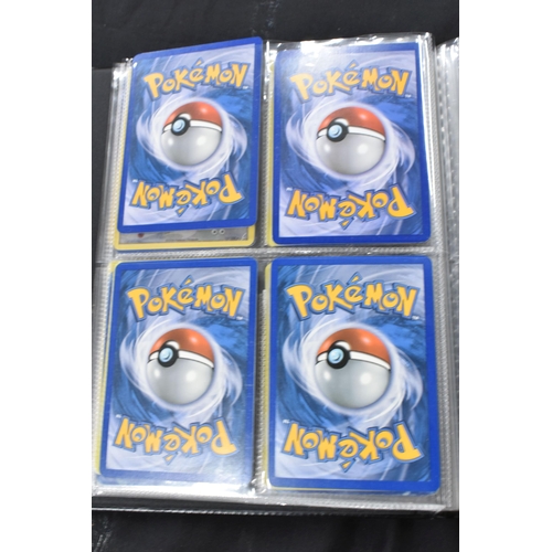 460 - FOLDER OF POKEMON CARDS, only contains holos, reverse holos and promos ranging from Base Set to Blac... 