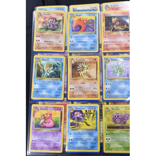 461 - NEAR COMPLETE POKEMON FOSSIL SET, only missing cards 4, 5, 6, 7, 8, 11, 12, 22 & 25, condition varie... 