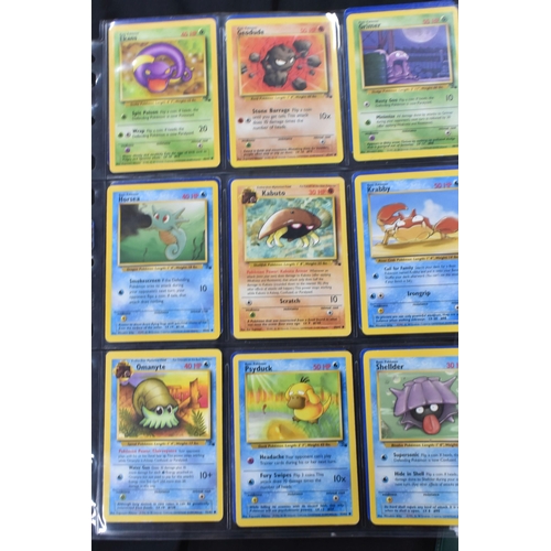 461 - NEAR COMPLETE POKEMON FOSSIL SET, only missing cards 4, 5, 6, 7, 8, 11, 12, 22 & 25, condition varie... 