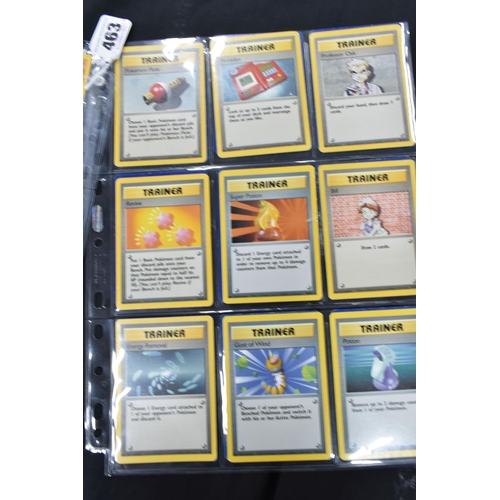 463 - NEAR COMPLETE POKEMON BASE SET, only missing cards 1, 2, 5, 11, 14, 15, 18, 25, 32, 42, 57 & 67, con... 