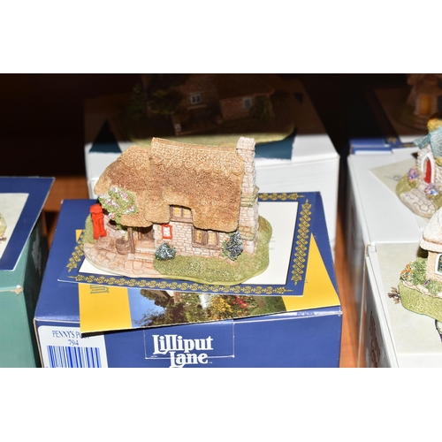 469 - THIRTY ONE LILLIPUT LANE SCULPTURES, from the British, South East, South West, North and Midlands co... 