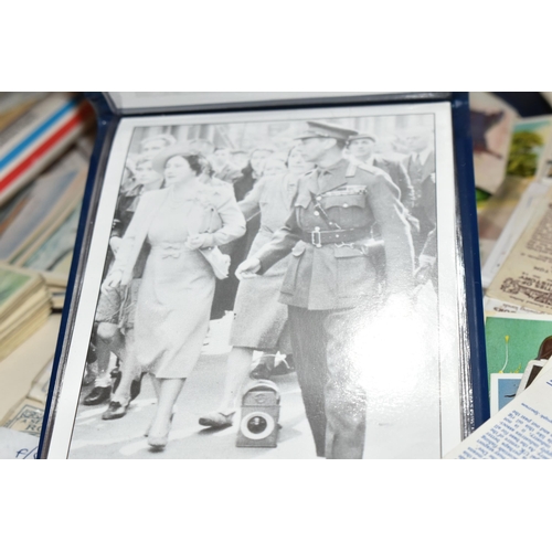 484 - A TRAY OF CIGARETTE CARDS AND SIGNED EPHEMERA, to include a Black Sabbath world tour 90/91 programme... 