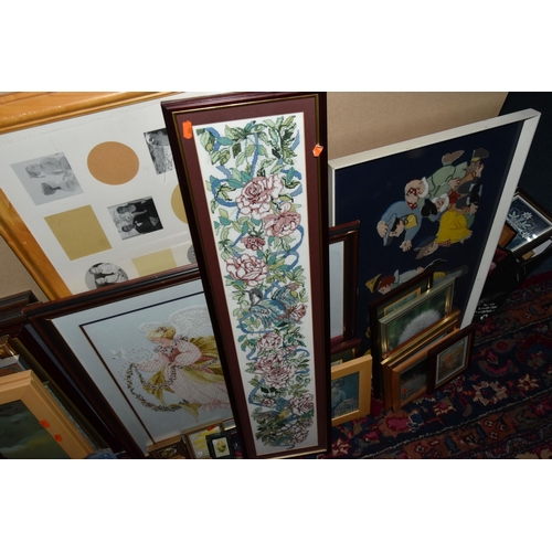 497 - A QUANTITY OF PICTURES AND PRINTS ETC, to include two Marcel Dyf open edition portrait prints, two J... 