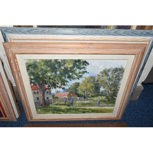 498 - PETER SLACK (BRITISH LATE 20TH CENTURY) A QUANTITY OF FRAMED AND UNFRAMED PICTURES, to include lands... 