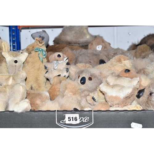 516 - A LARGE QUANTITY OF ASSORTED KOALA TOYS, assorted sizes and types and eras, also includes a small nu... 