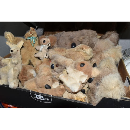 516 - A LARGE QUANTITY OF ASSORTED KOALA TOYS, assorted sizes and types and eras, also includes a small nu... 