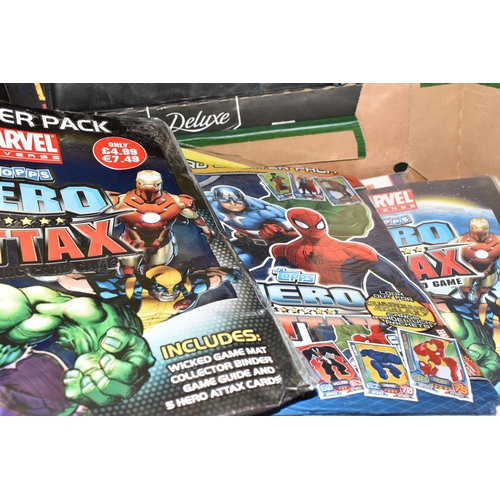 519 - TWO BOXES OF TOPPS TRADING CARDS, a large quantity of trading cards to include Hero Attax, Hammer Ho... 