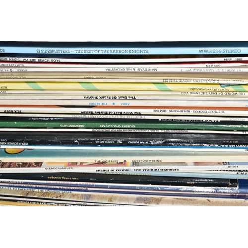 558 - TWO BOXES OF LP RECORDS, approximately one hundred LP records, artists include James Last, Matt Monr... 