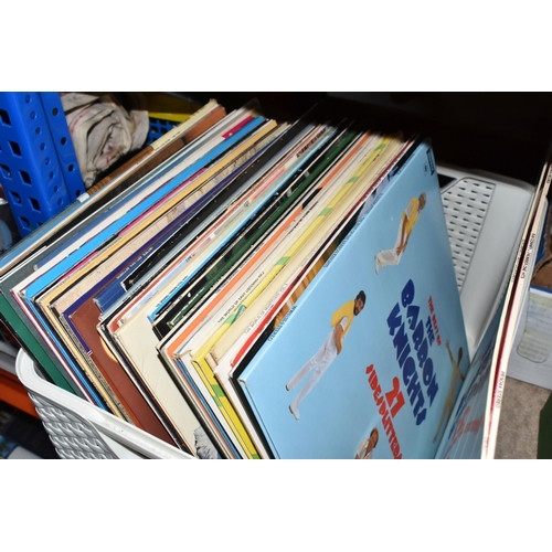 558 - TWO BOXES OF LP RECORDS, approximately one hundred LP records, artists include James Last, Matt Monr... 