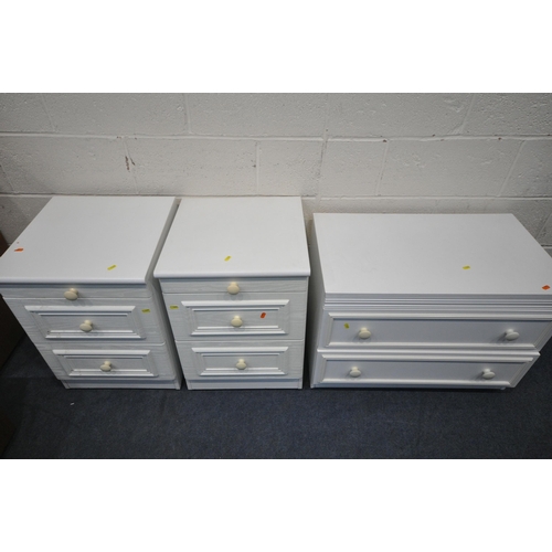 1207 - A SELECTION OF BEDROOM FURNITURE, to include an Austinsuite chest of six drawers, width 76cm x depth... 