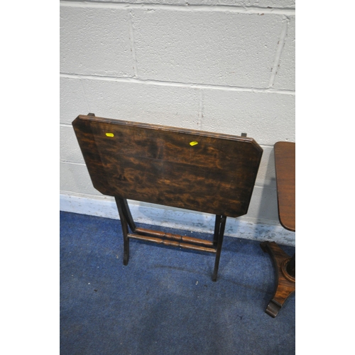 1255 - AN OVAL MAHOGANY OCCASIONAL TABLE, raised on shaped legs, united by an undershelf, width 68cm x dept... 