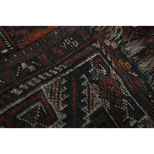 1260 - FOUR SMALL RECTANGULAR PERSIAN RUGS, varying in sizes, styles, patterns, etc, 130cm x 103cm (conditi... 