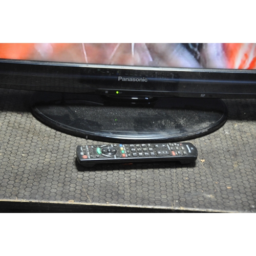 1051 - A PANASONIC TX-37G20B 37in TV WITH REMOTE (PAT pass and working) and a Q Acoustics qtv2 speaker syst... 