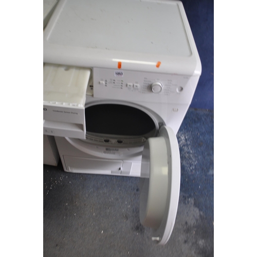 1053 - A BEKO DCU8230 CONDENSOR DRYER width 60cm depth 60cm height 85cm (PAT pass and working)