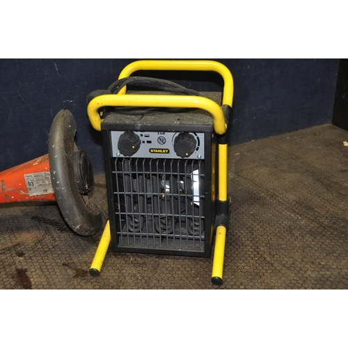 1066 - A STANLEY ST-20-240E WORKSHOP HEATER and a Flymo Multi trim strimmer (both PAT pass and working)