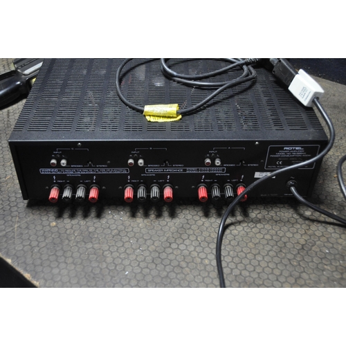 1103 - A VINTAGE ROTEL RB-956AX SIX CHANNEL HI FI POWER AMPLIFIER (PAT pass and working)