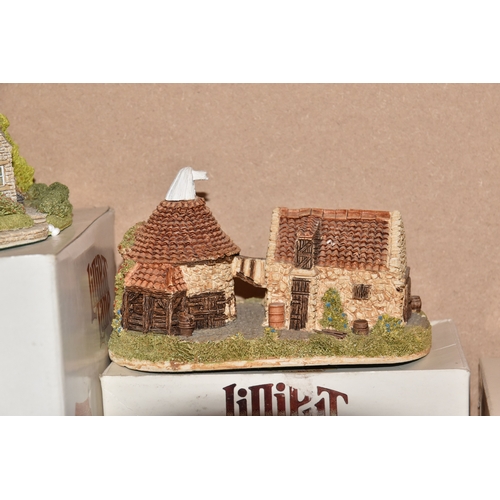 307 - A COLLECTION OF LILLIPUT LANE SCULPTURES, forty nine sculptures from the North, Welsh and Scottish c... 