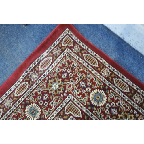 1210 - A LARGE RECTANGULAR VALBY RUTA RUG, with forty-five central decorative squares, surrounded by a mult... 