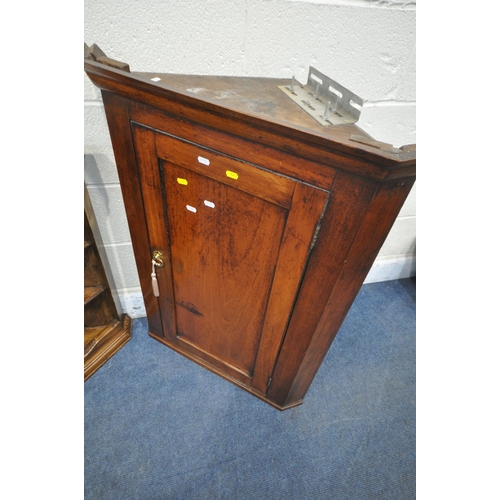 1217 - A VICTORIAN MAHOGANY COMMODE, the hinged lid enclosing a ceramic pot, a pull out foot rest, raised o... 