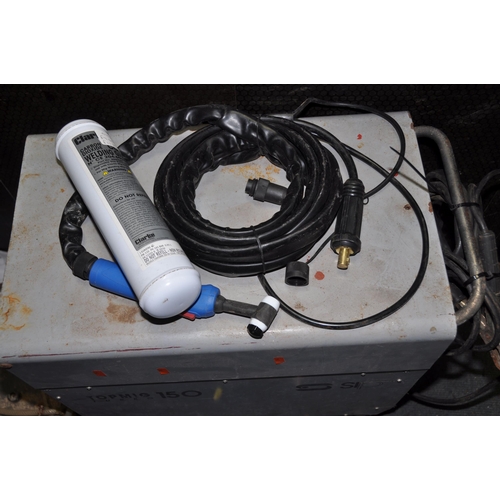 1071 - A SIP TOPMIG 150 WELDING PLANT with gun and earth clamp, Carbon Dioxide 0.95ltr tank and a TIG gun a... 