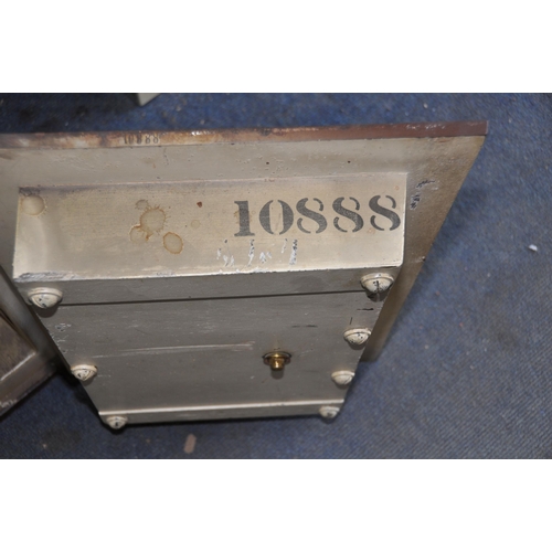 1103 - A 'RICHARD M. LORD' OF WOLVERHAMPTON VINTAGE FIRE SAFE with one key width 46cm depth 49cm height 61c... 