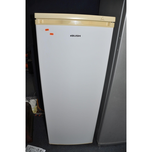 1111 - A BUSH LARDER FREEZER width 55cm depth 57cm height 143cm (PAT pass and working at -20 degrees)