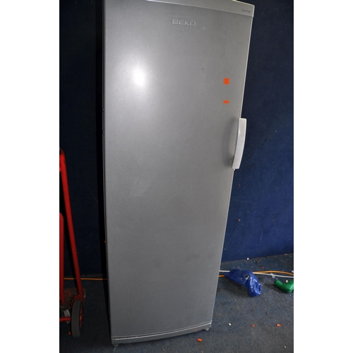 1117 - A BEKO TZA6016FFS LARDER FREEZER width 60cm depth 60cm height 173cm (PAT pass and working at -21 deg... 