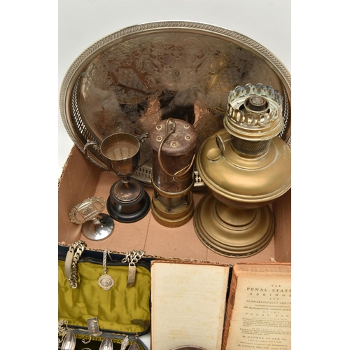 119 - A SELECTION OF SILVER, PLATED WARE AND MISCELLANEOUS ITEMS, to include an Edwardian cased set of sil... 