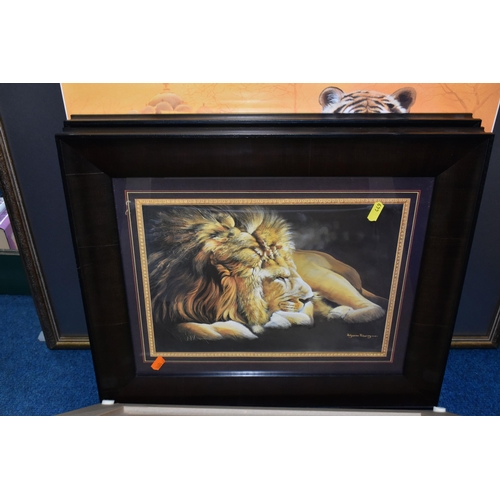 449 - POLLYANNA PICKERING (1942-2018) A SIGNED LIMITED EDITION PRINT 'TEMPLE OF THE TIGER', signed and tit... 