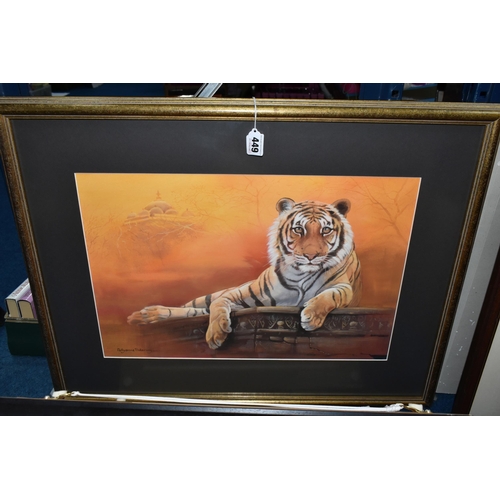 449 - POLLYANNA PICKERING (1942-2018) A SIGNED LIMITED EDITION PRINT 'TEMPLE OF THE TIGER', signed and tit... 