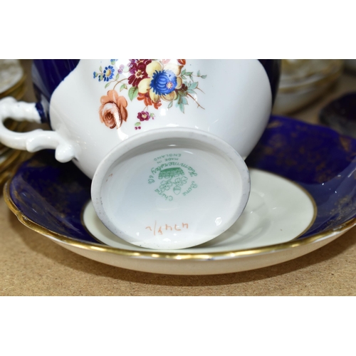 454 - A GROUP OF HAMMERSLEY & CO TEAWARE, comprising of, three serving plates one with the scene 'Death of... 