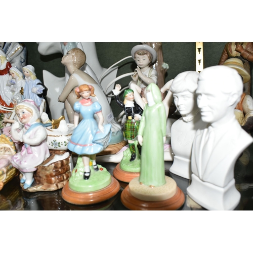 345 - A GROUP OF CERAMICS AND SUNDRY ITEMS, to include a Royal Worcester 'child that is born on the Sabbat... 