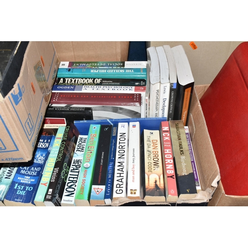 363 - TEN BOXES OF BOOKS to include six Folio Society books comprising The Folio Anthology Humour, The Bes... 