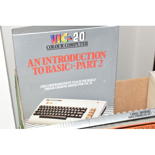 392 - A COMMODORE VIC 20 COMPUTER, includes a datasette, manuals, 16K of RAM and some introductory compute... 