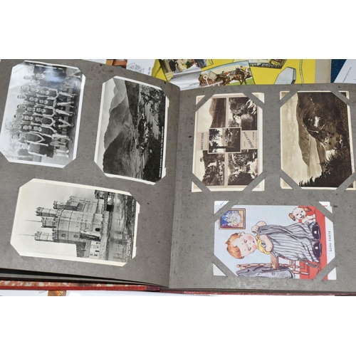 414 - A BOX OF POSTCARDS AND FIRST DAY COVERS, to include approximately four hundred and sixty postcards, ... 