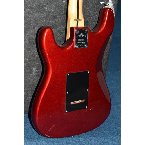 430 - A MARLIN 'SIDEWINDER' ELECTRIC GUITAR, serial number 7081716, 'candy apple' red, Floyd Rose type tre... 