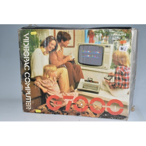 507 - A PHILIPS VIDEOPAC G7000 GAMES CONSOLE BOXED, European version of the Magnavox Odyssey 2, includes t... 