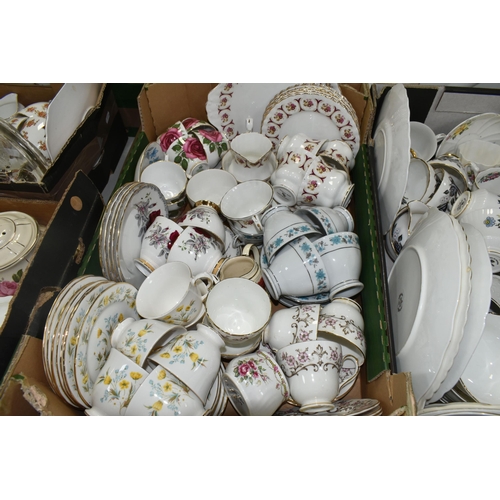 562 - SIX BOXES AND LOOSE TEAWARE, to include Royal Albert Provincial Flowers 'Mayflower' and 'Trillium' t... 