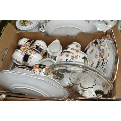 562 - SIX BOXES AND LOOSE TEAWARE, to include Royal Albert Provincial Flowers 'Mayflower' and 'Trillium' t... 