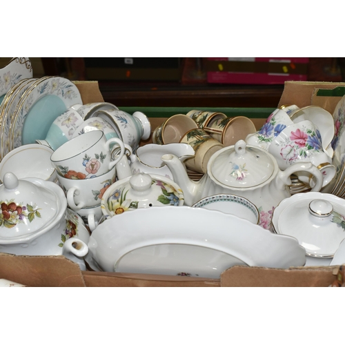 562 - SIX BOXES AND LOOSE TEAWARE, to include Royal Albert Provincial Flowers 'Mayflower' and 'Trillium' t... 